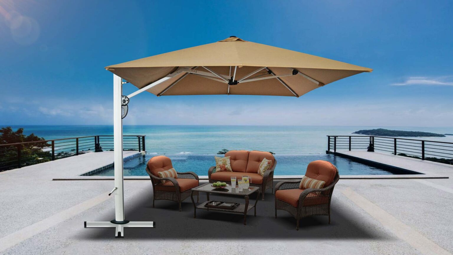 Quality Garden Umbrellas & Gazebos SUNRISE OUTDOOR LTD